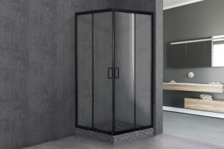 Душевой уголок Royal Bath HPD 90x80см чёрный RB8090HPD-T-BL